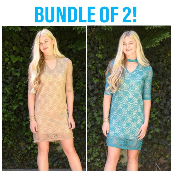 Dresses & Skirts - NWOT Bundle of 2 Modest Lace Dresses!👗